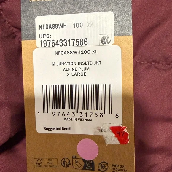 The North Face Men’s Jacket - Alpine Plum - Picture 6 of 6